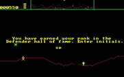 Defender for IBM PC/Compatibles - Enter your name in the high score table.