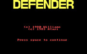 Defender for IBM PC/Compatibles - Title screen