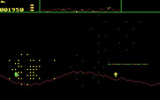 Defender for IBM PC/Compatibles - The players ship exploded!