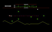 Defender for Commodore VIC-20 - The number of enemies increases as the game progresses..