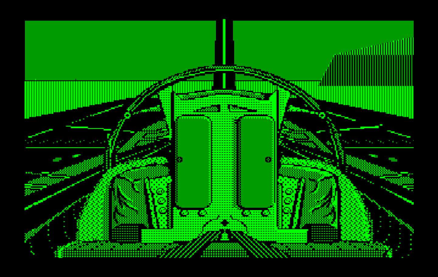 Falcon IBM PC/Compatibles Screenshot: Reverse view.