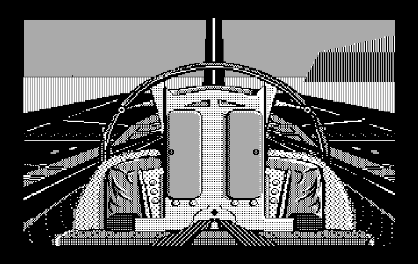 Falcon IBM PC/Compatibles Screenshot: Reverse view.