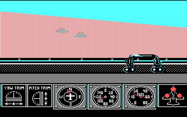 Falcon IBM PC/Compatibles Screenshot: Side view.