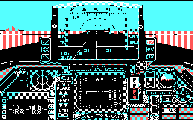 Falcon IBM PC/Compatibles Screenshot: Ready for takeoff?