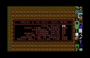 Boulder Dash Construction Kit for Commodore 64 - You can set some cave options.