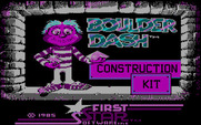 Boulder Dash Construction Kit for IBM PC/Compatibles - Title screen.
