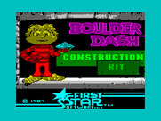 Boulder Dash Construction Kit for ZX Spectrum - Loading screen.