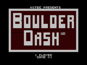 Boulder Dash Construction Kit for ZX Spectrum - Boulder Dash game title screen.