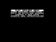 Boulder Dash Construction Kit for ZX Spectrum - Main menu.