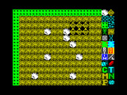Boulder Dash Construction Kit for ZX Spectrum - Construction kit; building a cave.