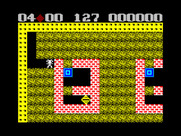 Boulder Dash Construction Kit for ZX Spectrum - Starting a game of Boulder Dash.