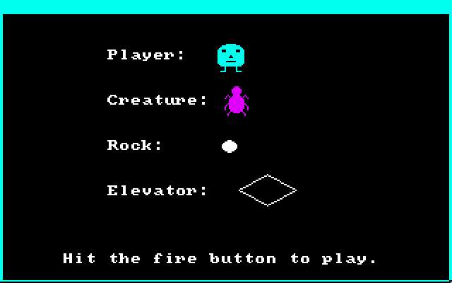 Pyramid Power Amiga Screenshot: The characters in the game...