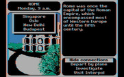 Where in the World is Carmen Sandiego? for IBM PC/Compatibles - Time to leave Rome...