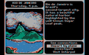 Where in the World is Carmen Sandiego? for IBM PC/Compatibles - Rio De Janeiro...a lovely city in Brazil!