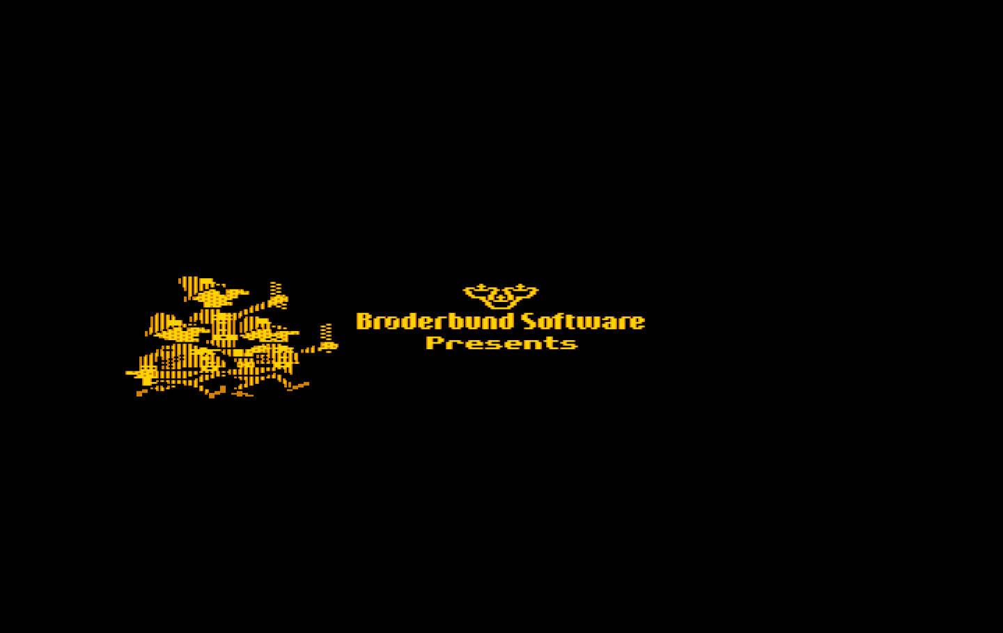 Where in the World is Carmen Sandiego? IBM PC/Compatibles Screenshot: The police chase the suspect!