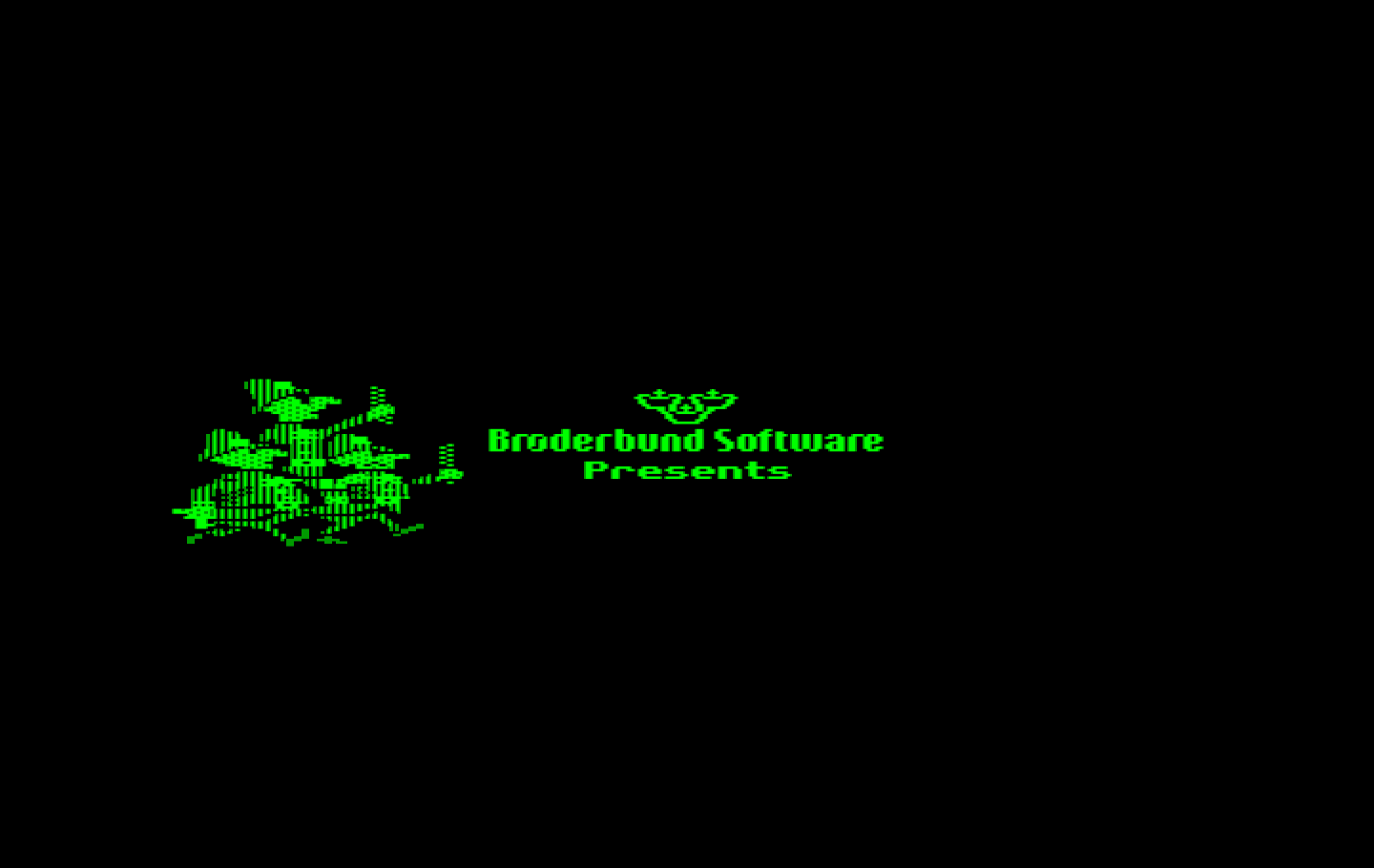 Where in the World is Carmen Sandiego? IBM PC/Compatibles Screenshot: The police chase the suspect!