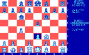 Chessmaster 2000, The for IBM PC/Compatibles - Playing a game on the 2D board.
