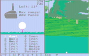 Championship Golf: The Great Courses of the World - Volume One: Pebble Beach for IBM PC/Compatibles - Club selection.