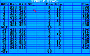 Championship Golf: The Great Courses of the World - Volume One: Pebble Beach for Amiga - Setting up a new player...