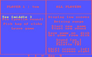 Championship Golf: The Great Courses of the World - Volume One: Pebble Beach for IBM PC/Compatibles - Some game options.