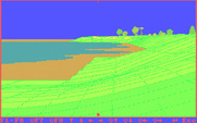 Championship Golf: The Great Courses of the World - Volume One: Pebble Beach for IBM PC/Compatibles - The view can be adjusted to one of several options.