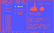 Championship Golf: The Great Courses of the World - Volume One: Pebble Beach for IBM PC/Compatibles - Selecting clubs.