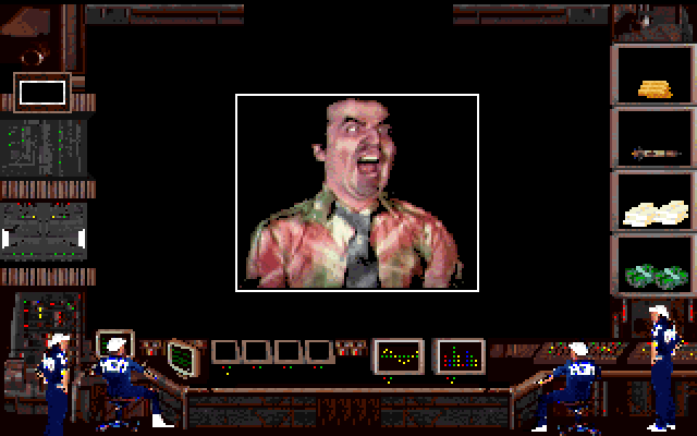 Crime Wave IBM PC/Compatibles Screenshot: You'll encounter some suspect characters...