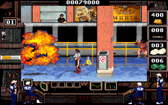 Crime Wave IBM PC/Compatibles Screenshot: Opponents destroyed!