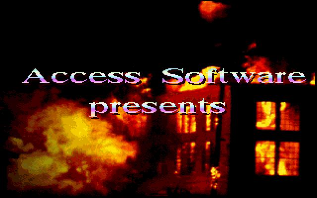 Crime Wave IBM PC/Compatibles Screenshot: Access Software presents...
