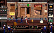 Crime Wave for IBM PC/Compatibles - Enter that door with the arrow for some bonuses...