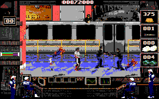 Crime Wave IBM PC/Compatibles Screenshot: The levels get more difficult as the game progresses...