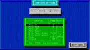 Crime Wave for IBM PC/Compatibles - Keyboard configuration.