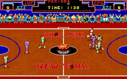 Double Dribble for IBM PC/Compatibles - Running down the court...