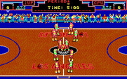 Double Dribble for IBM PC/Compatibles - Game start.