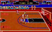 Double Dribble for IBM PC/Compatibles - Attempting to score...
