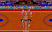 Double Dribble for IBM PC/Compatibles - Green team recovers the ball...