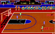 Double Dribble for IBM PC/Compatibles - Blue team defending...poorly...