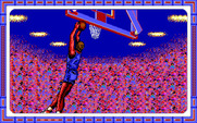 Double Dribble for IBM PC/Compatibles - Slam dunk attempt...