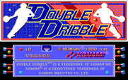Double Dribble for IBM PC/Compatibles - Title screen.