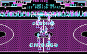 Double Dribble for IBM PC/Compatibles - Game start.