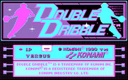 Double Dribble for IBM PC/Compatibles - Title screen.