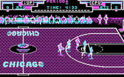 Double Dribble for IBM PC/Compatibles - Getting ready to take a shot...