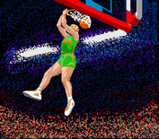 Double Dribble for Arcade - The green team scores!