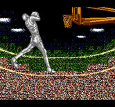 Double Dribble for NES / Famicom - Attempting a slam dunk...