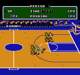 Double Dribble for NES / Famicom - Penalty for pushing!