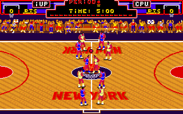 Double Dribble Amiga Screenshot: Game start.