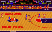 Double Dribble for Amiga - Players chasing the ball...