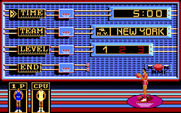 Double Dribble for Amiga - Select a few game options.