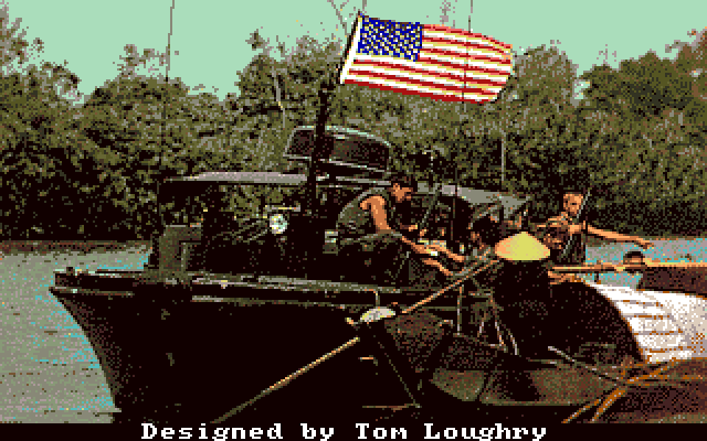 Gunboat Amiga Screenshot: Credits screen.