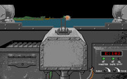 Gunboat for Amiga - Grenade practice.